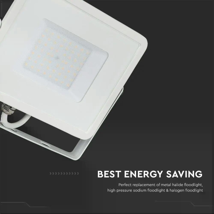 LED Valonheitin SAMSUNG CHIP LED/50W/230V 6500K IP65 valkoinen