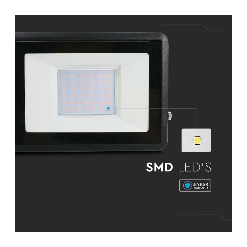 LED Valonheitin suoralla liitännällä SAMSUNG CHIP LED/30W/230V IP65 4000K