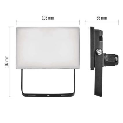 LED-valonheitin TAMBO LED/10W/230V 4000K IP65