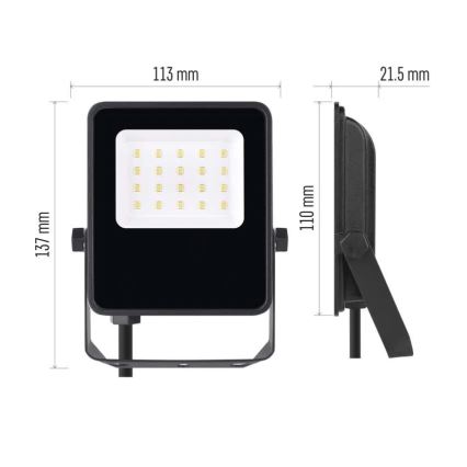 LED-valonheitin VISIO LED/20W/230V 4000K IP65