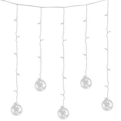 LED Valoverho WISH BALLS 108xLED/8 toiminnot 4,5 m lämpimänvalkoinen