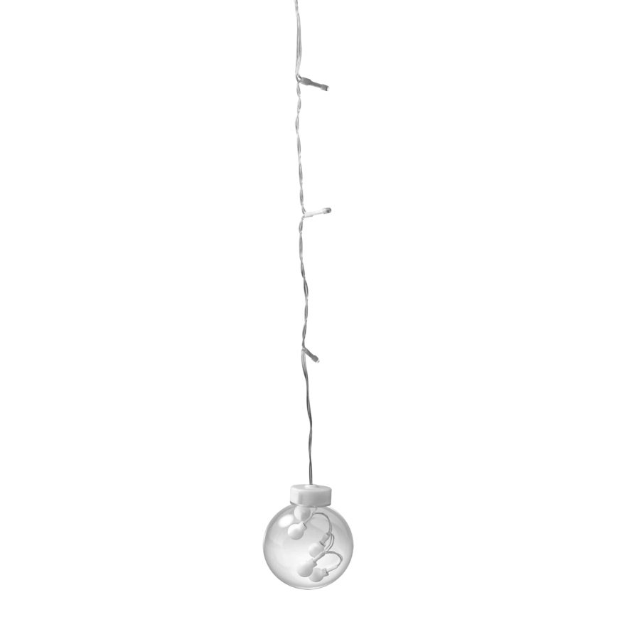 LED Valoverho WISH BALLS 108xLED/8 toiminnot 4,5 m lämpimänvalkoinen