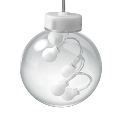 LED Valoverho WISH BALLS 108xLED/8 toiminnot 4,5 m lämpimänvalkoinen