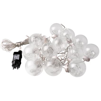 LED Valoverho WISH BALLS 108xLED/8 toiminnot 4,5 m lämpimänvalkoinen