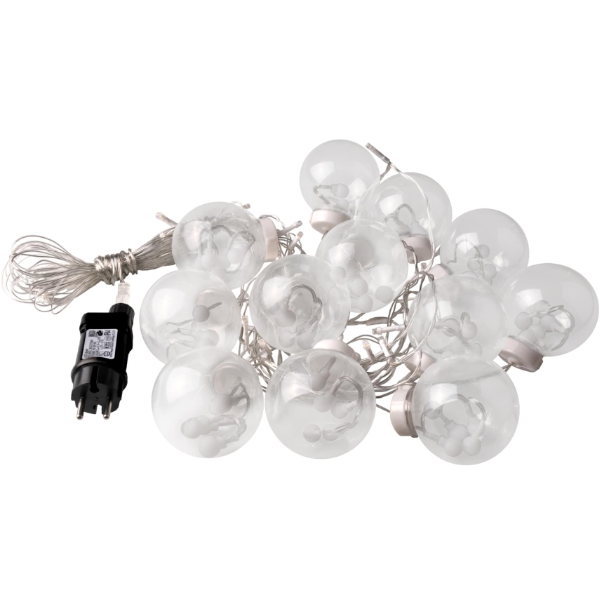 LED Valoverho WISH BALLS 108xLED/8 toiminnot 4,5 m lämpimänvalkoinen