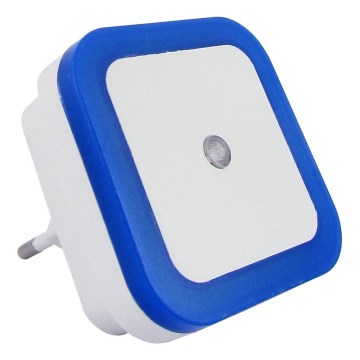 LED-yövalo anturilla LED/0,5W/230V sininen