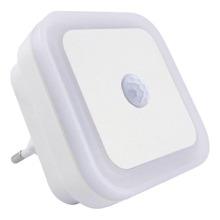 LED-yövalo anturilla LED/0,5W/230V valkoinen
