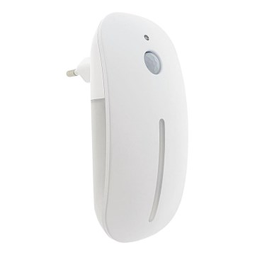 LED-yövalo anturilla LED/1W/230V valkoinen