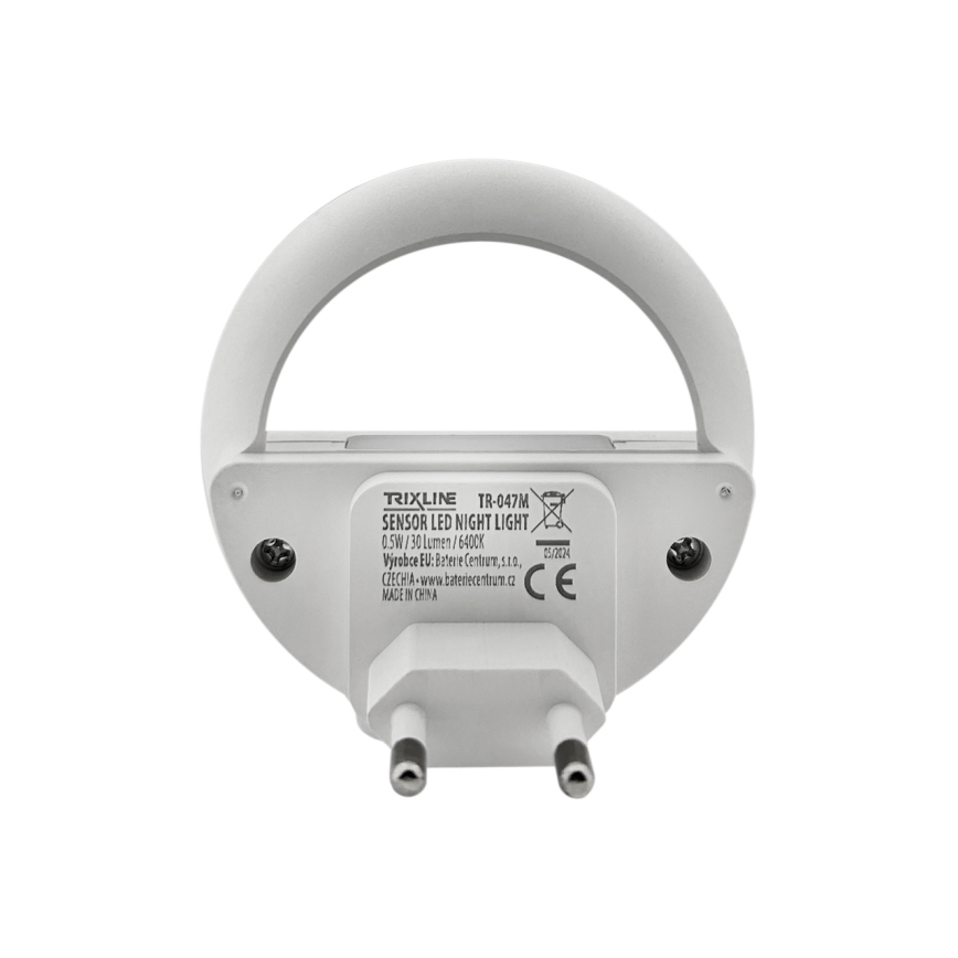 LED Yövalo hämärätunnistimella LED/0,5W/230V valkoinen