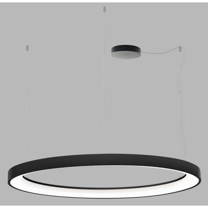 LED2 - LED-himmennettävä kattokruunu johdossa BELLA LED/80W/230V 3000K/4000K musta