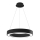 LED2 - LED-himmennettävä kattokruunu johdossa SATURN LED/50W/230V 3000K/4000K musta