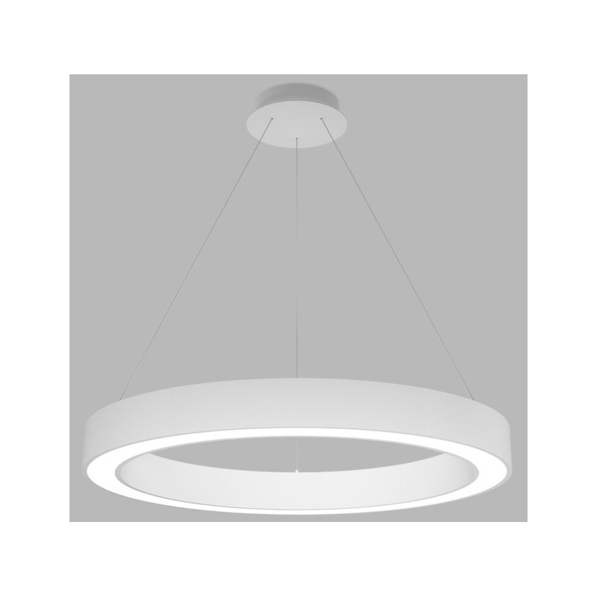 LED2 - LED-himmennettävä kattokruunu johdossa SATURN LED/60W/230V 3000K/4000K valkoinen