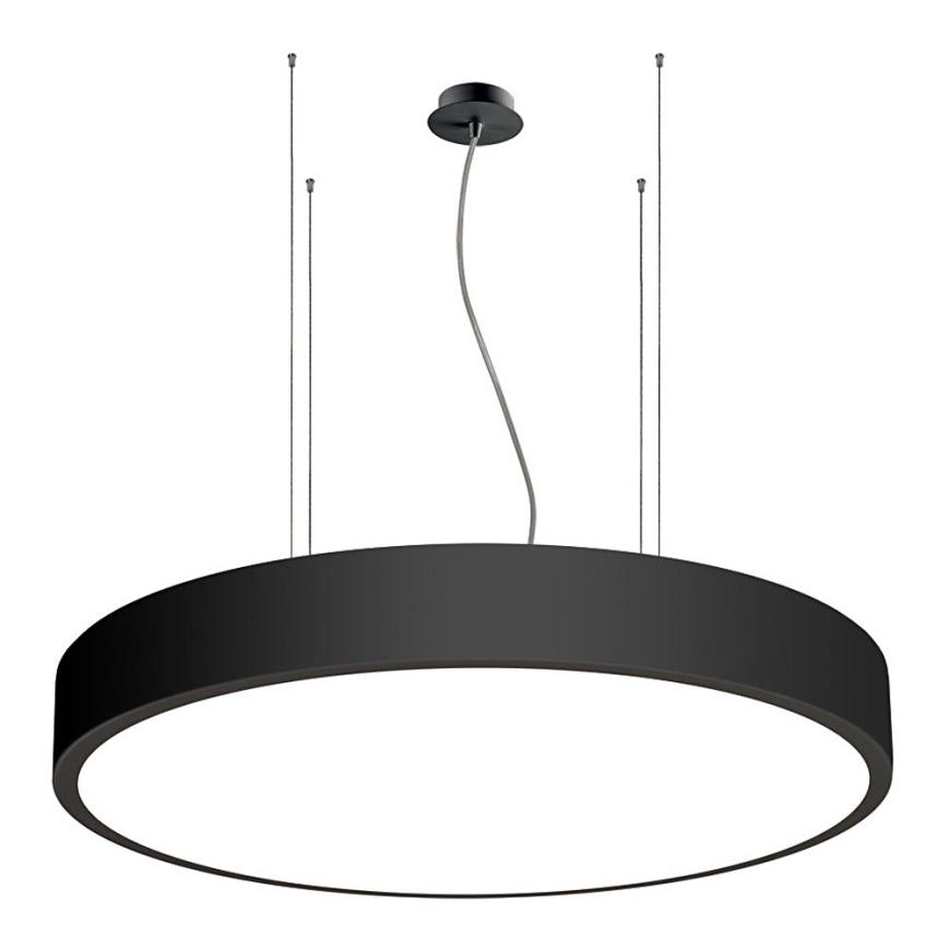 LED2 - LED-himmennettävä kattokruunu nauhalla MONO LED/100W/230V 3000K/4000K musta