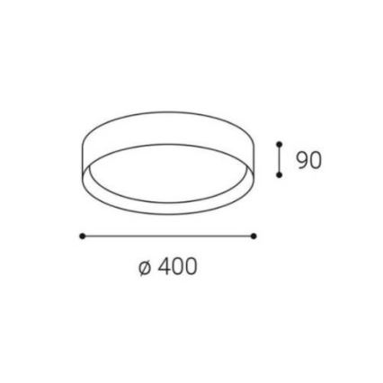 LED2 - LED Himmennettävä kattovalo MILA LED/30W/230V