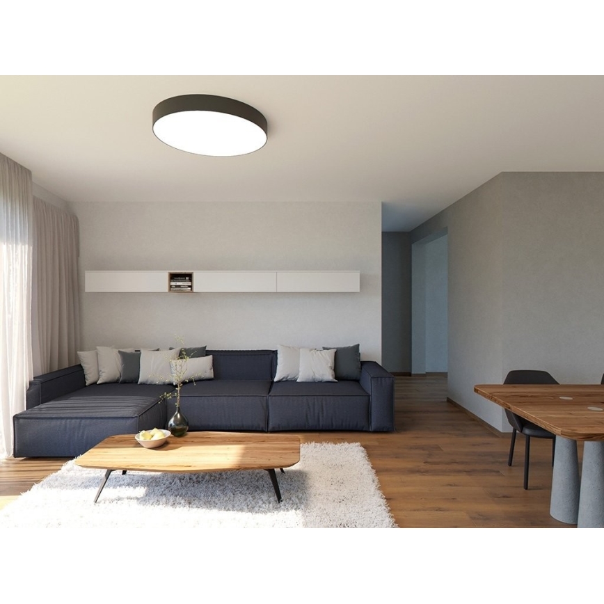 LED2 - LED Himmennettävä kattovalo MONO LED/60W/230V 3000K/4000K musta