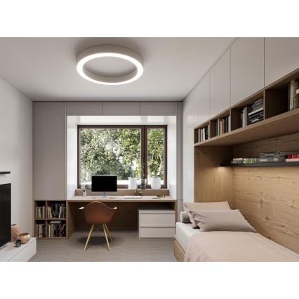 LED2 - LED Himmennettävä kattovalo SATURN LED/60W/230V 3000K/4000K valkoinen
