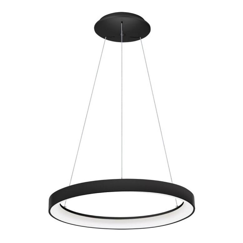 LED2 - LED-kattokruunu johdossa BELLA LED/48W/230V 3000K/4000K musta