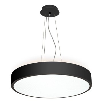 LED2 - LED-kattokruunu johdossa ROTO LED/48W/230V 2700K/3300K/4000K IP40 musta halkaisija 40 cm