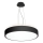 LED2 - LED-kattokruunu johdossa ROTO LED/48W/230V 2700K/3300K/4000K IP40 musta halkaisija 40 cm