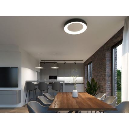 LED2 - LED-kattovalaisin BELLA LED/40W/230V 3000/4000K musta