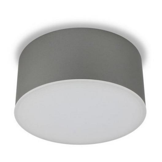 LED2 - LED-kattovalaisin BUTTON LED/17W/230V hopea