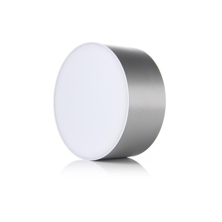 LED2 - LED-kattovalaisin BUTTON LED/17W/230V hopea