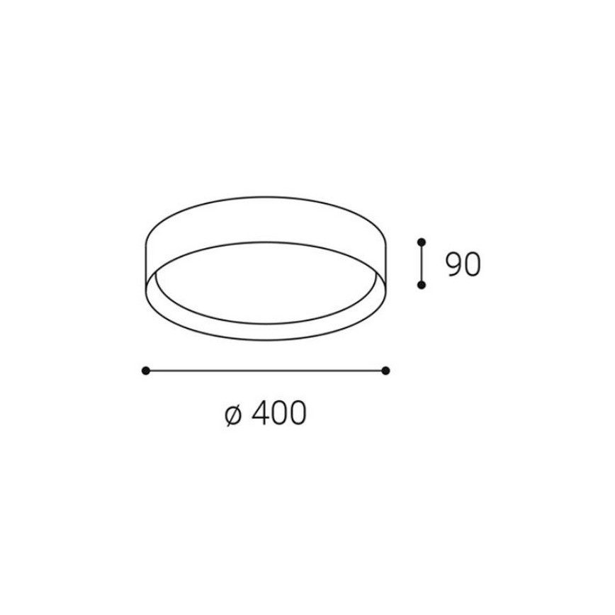 LED2 - LED-kattovalaisin MILA LED / 30W / 230V 3000 / 4000K