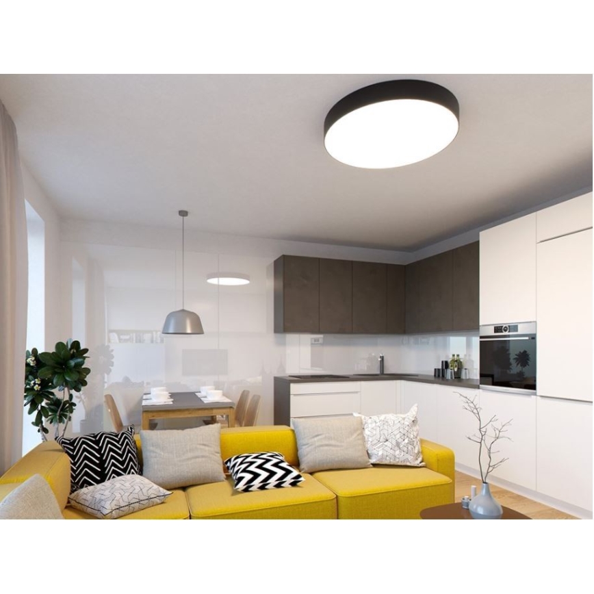 LED2 - LED-kattovalaisin MONO LED/60W/230V 3000/4000K musta