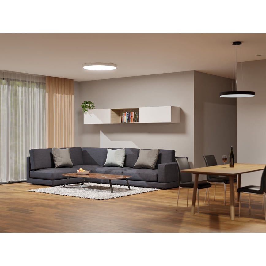 LED2 - LED-kattovalaisin MONO SLIM LED/30W/230V 3000/4000K halkaisija 40 cm valkoinen
