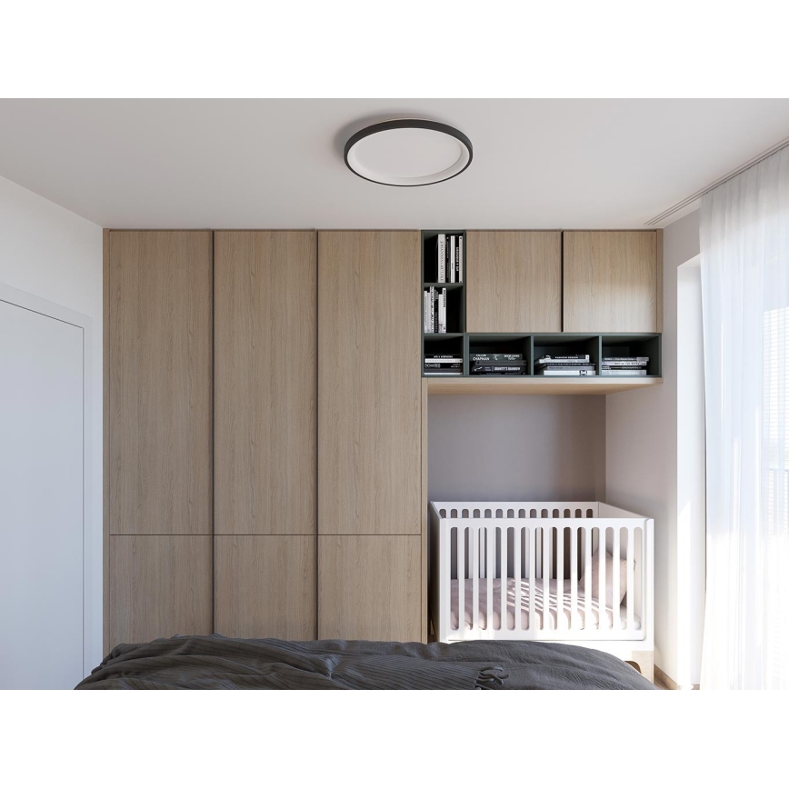 LED2 - LED Kattovalo BELLA LED/48W/230V 3000K/4000K musta
