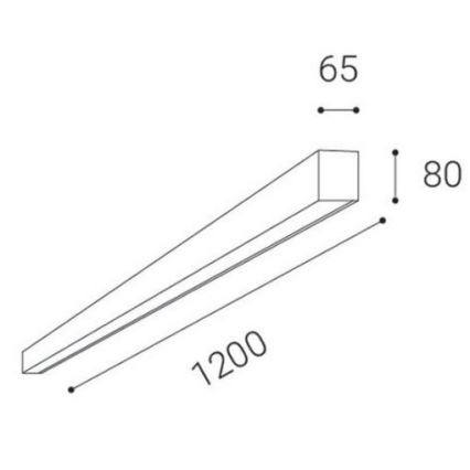 LED2 - LED Kiinteä kattovalaisin LINO LED/30W/230V 3000/3500/4000 valkoinen