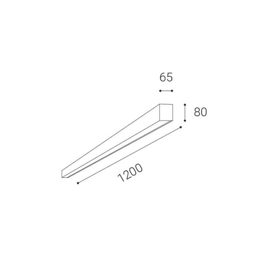 LED2 - LED Kiinteä kattovalaisin LINO LED/30W/230V 3000/3500/4000 valkoinen