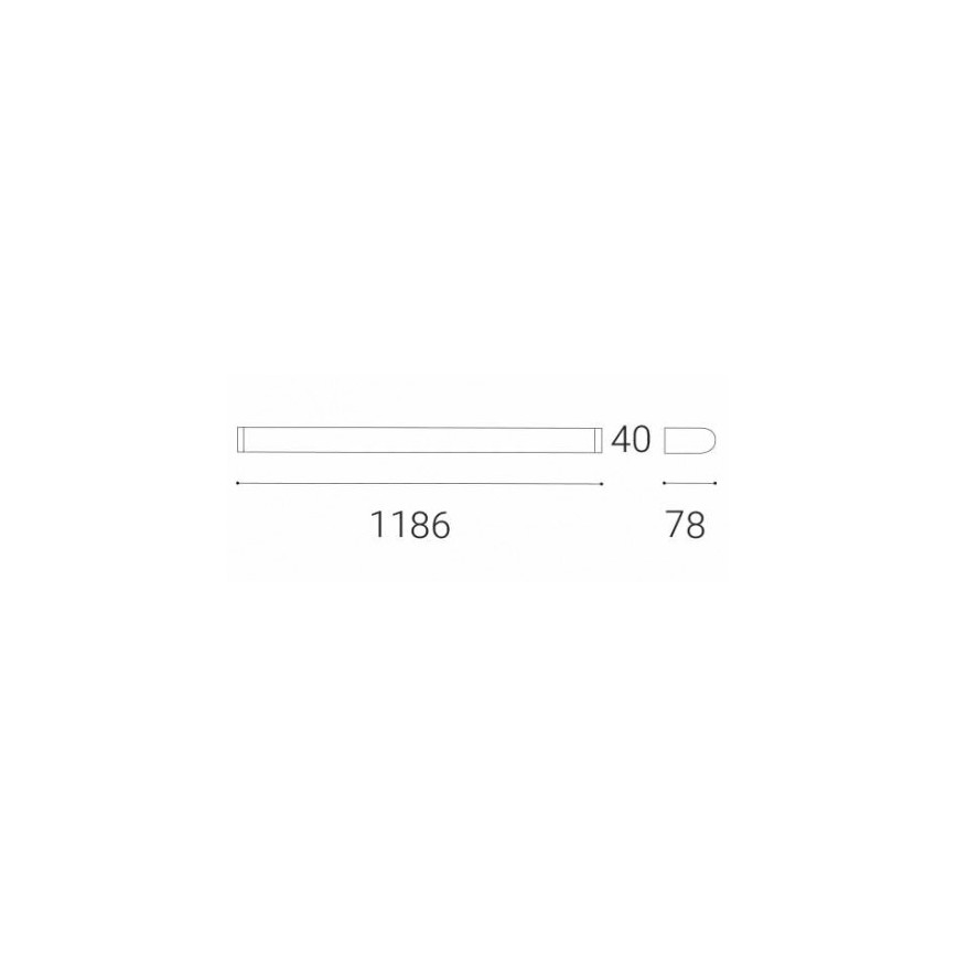 LED2 - LED Kylpyhuoneen peilivalo TONDA LED/24W/230V IP44