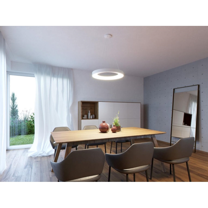 LED2 - LED-riippuvalaisin BELLA LED/50W/230V 3000K d. 60 cm valkoinen