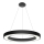 LED2 - LED Riippuvalaisin SATURN LED/80W/230V 3000K d. 80 cm musta