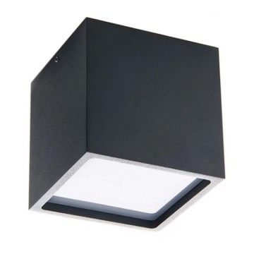 LED2 - LED-ulkokattovalaisin CUBE LED/12W/230V antrasiitti IP54
