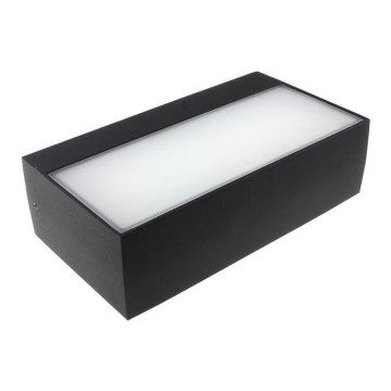 LED2 - LED-ulkoseinävalaisin KVADER LED/9W/230V IP54