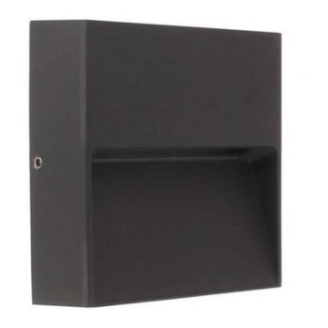 LED2 - LED-ulkoseinävalaisin STEP ON LED/3W/230V antrasiitti  IP54