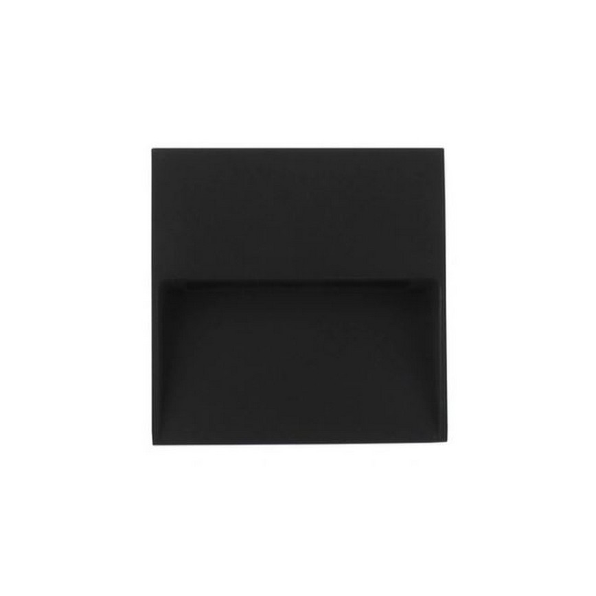 LED2 - LED-ulkoseinävalaisin STEP ON LED/3W/230V antrasiitti  IP54