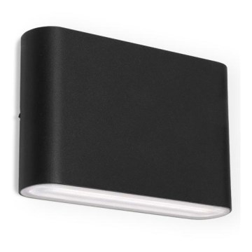 LED2 - LED Ulkoseinävalo FLAT 2xLED/3W/230V IP65 3000K/4000K/5700K musta