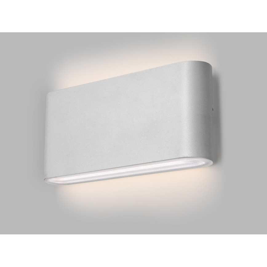 LED2 - LED Ulkoseinävalo FLAT 2xLED/5W/230V IP65