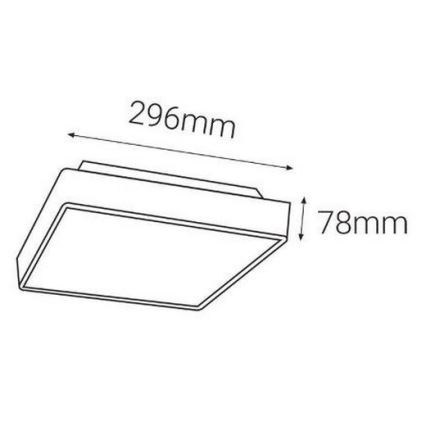 LED2 - LED-ulkovalo anturilla SOLO LED/16W/230V 3000/4000/6500K IP65