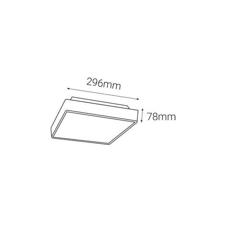 LED2 - LED-ulkovalo anturilla SOLO LED/16W/230V 3000/4000/6500K IP65