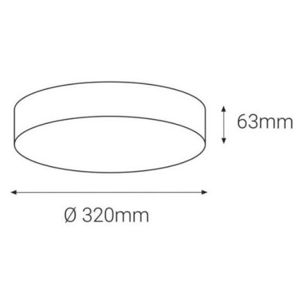 LED2 - LED Ulkovalo sensorilla DRUM LED/21W/230V IP65 3000K/4000K/6500K