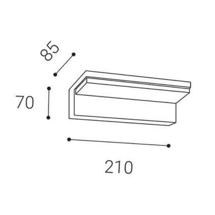 LED2 - LED Ulkovalo sensorilla HUGO LED/9W/230V IP54 3000K/4000K