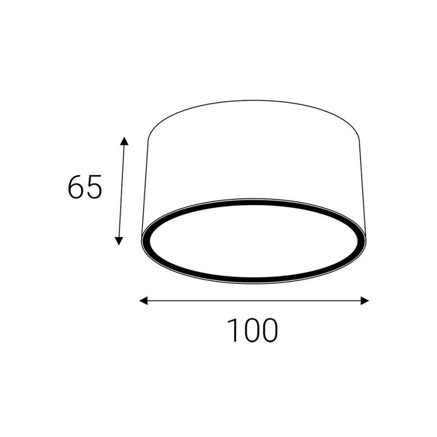 LED2 - Ulkovalaisin MEDO 1xGX53/11W/230V valkoinen IP54