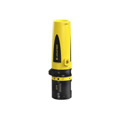 Ledlenser EX7R - LED-himmennettävä ladattava taskulamppu, 3250 mAh, IP68, 220 lm, 45 h, keltainen
