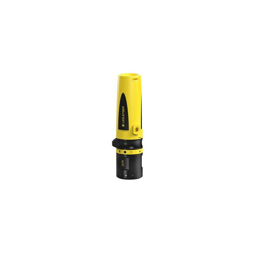Ledlenser EX7R - LED-himmennettävä ladattava taskulamppu, 3250 mAh, IP68, 220 lm, 45 h, keltainen