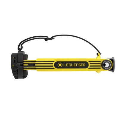 Ledlenser EXH6R - himmennettävä ladattava otsalamppu LED/1900 mAh IP68 250 lm 15 h keltainen