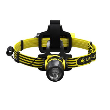 Ledlenser EXH8 - himmennettävä LED-otsalamppu LED/3xAA IP66 180 lm 40 h keltainen